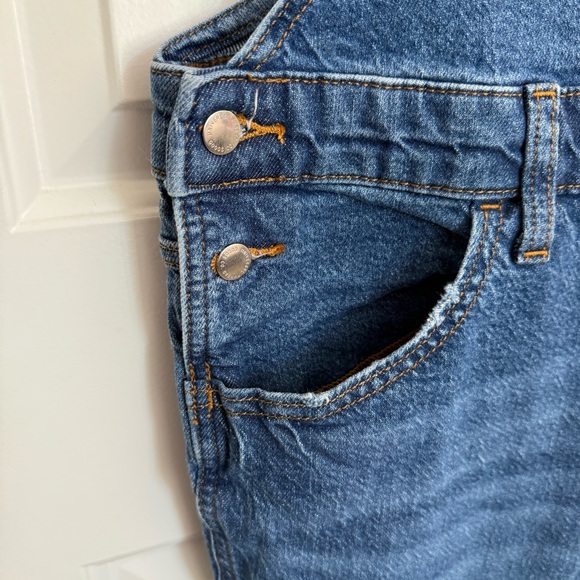 Universal Thread Blue Women Jeans Overalls - Picture 4 of 8